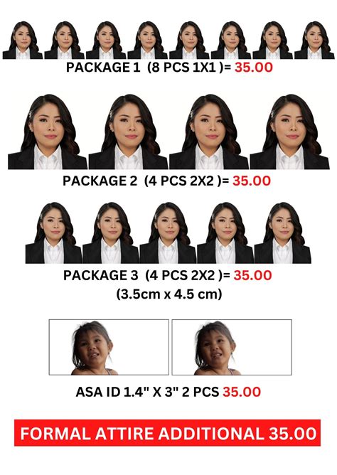 asa id picture size|Philippines ID Photo.